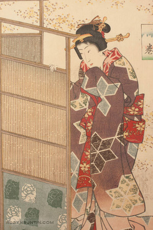 Utagawa Kunisada: Chapter 25 Wakana-no-ge - Robyn Buntin of Honolulu