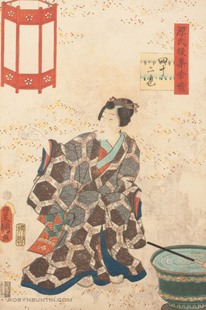 Utagawa Kunisada: Chapter 42 Nionomiya - Robyn Buntin of Honolulu