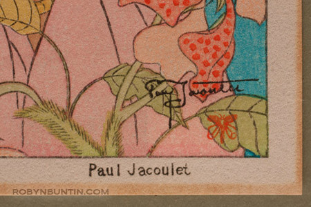 Paul Jacoulet: Chagrin d'Amour, Kusaie, Est Carolines - Robyn Buntin of Honolulu