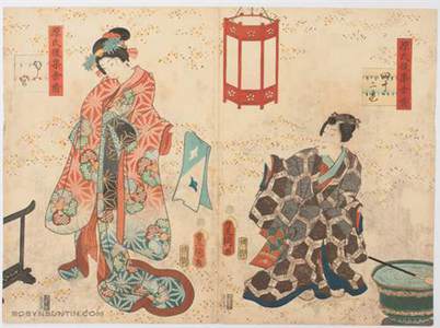Utagawa Kunisada: Chapter 42 Nionomiya - Robyn Buntin of Honolulu