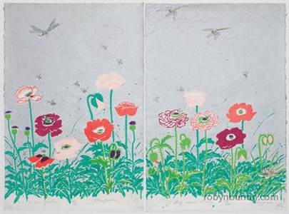 Oda Mayumi: In The Garden, They Came Here (44/45) Diptych - Robyn ...