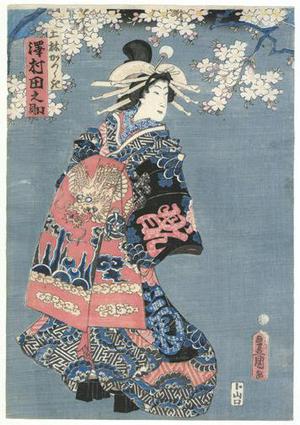 歌川国貞: Kabuki Actor - Robyn Buntin of Honolulu