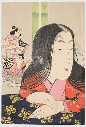 Japanese Print "Beauty of the Enpo Period" by Kobayashi Kiyochika, 小林清親 (Kobayashi Kiyochika)