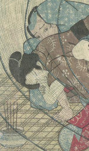 Utagawa Yoshitora: Scene from Records of Erotic Encounters Throughout the Year - Robyn Buntin of Honolulu