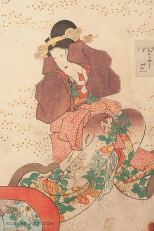Utagawa Kunisada: Chapter 33 Fuji-no-uraba - Robyn Buntin of Honolulu