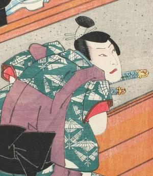 Utagawa Kunisada, 歌川国貞 (Utagawa Kunisada)による浮世絵「Kabuki Scene」