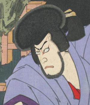 豊原国周: Ichikawa Danjuro as Kagekiyo - Robyn Buntin of Honolulu