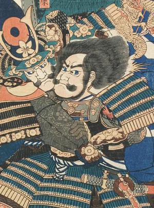 Utagawa Yoshitora: The Great Battle of Oki-shu - Robyn Buntin of Honolulu