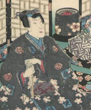 Utagawa Kunisada II: Tale of Genji, Chapter 32 - Robyn Buntin of Honolulu