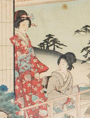 Toyohara Chikanobu: In the Garden - Robyn Buntin of Honolulu