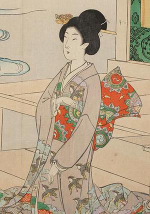 Toyohara Chikanobu: Tanabata at Chiyoda Palace - Robyn Buntin of Honolulu