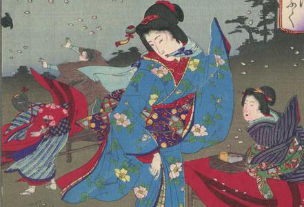 Toyohara Chikanobu: Spring Wind - Robyn Buntin of Honolulu