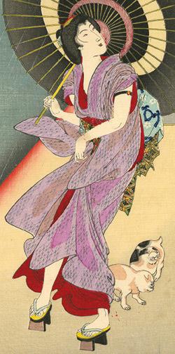 Toyohara Chikanobu: Wang Bao - Robyn Buntin of Honolulu