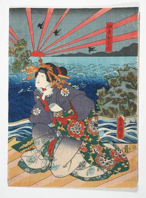 歌川国貞: Kabuki Scene - Robyn Buntin of Honolulu