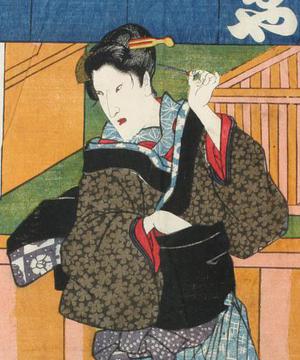 Utagawa Kunisada: Kabuki Scene - Robyn Buntin of Honolulu