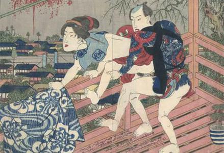 Utagawa Yoshitora: Fireworks Shunga - Robyn Buntin of Honolulu