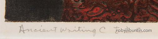 田嶋宏行: Ancient Writing C 100-2 - Robyn Buntin of Honolulu