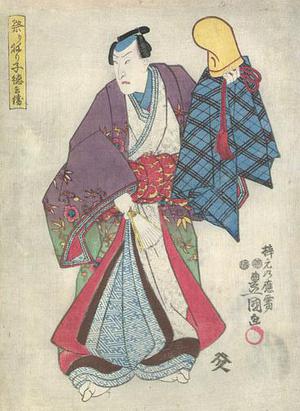 Japanese Print "Kabuki Actor" by Utagawa Kunisada, 歌川国貞 (Utagawa Kunisada)