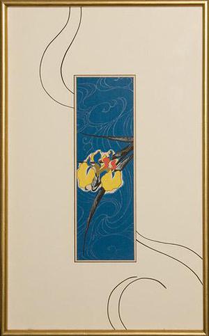 Unknown: Framed Textile Print - Robyn Buntin of Honolulu