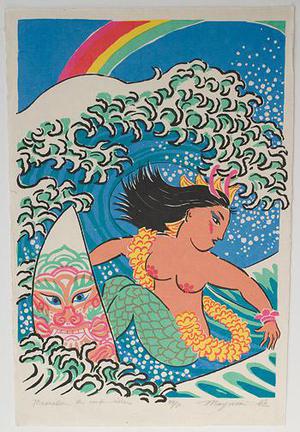 Oda Mayumi: Mamala, The Surf Rider (37/50) - Robyn Buntin of Honolulu