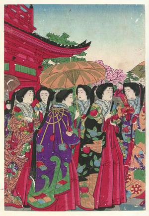 Utagawa Hiroshige III: Empress and Court - Robyn Buntin of Honolulu