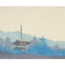 Yoshida Hiroshi: Pagoda in the Mountains (A.P.) - Robyn Buntin of Honolulu