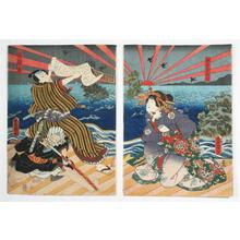 歌川国貞: Kabuki Scene - Robyn Buntin of Honolulu