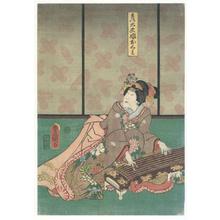 Utagawa Kunisada: Kabuki Scene with Koto - Robyn Buntin of Honolulu