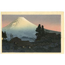 渡辺省亭: Mt. Fuji from Mizukubo, Evening - Robyn Buntin of Honolulu