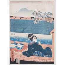 Japanese Print "Hazy Spring Day" by Utagawa Kunisada, 歌川国貞 (Utagawa Kunisada)