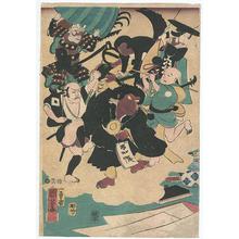 Utagawa Kuniyoshi, 歌川国芳 (Utagawa Kuniyoshi)による浮世絵「Otsu-e」