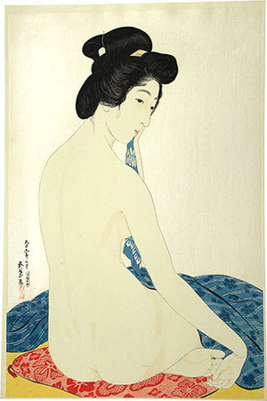 Hashiguchi Goyo: Woman After a Bath (Yokugo no Onna) - Scholten Japanese Art
