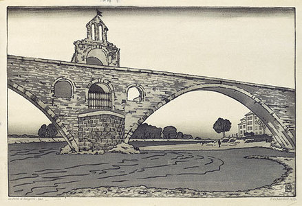 Philip Gregory Needell: Le Pont D’Avignon - Scholten Japanese Art