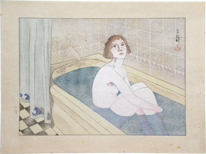 Yamagishi Kazue: Bathing (Nyuyoku) - Scholten Japanese Art
