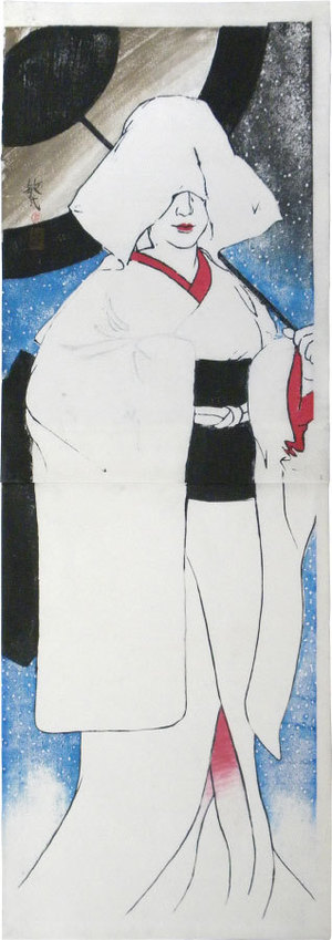 Paul Binnie: Heron Maiden (Sagi musume) - Scholten Japanese Art