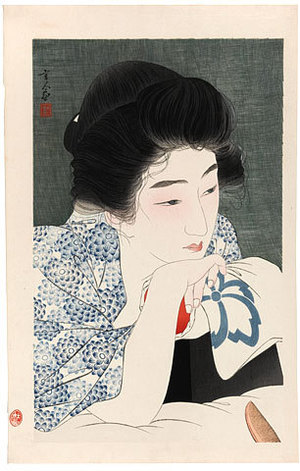 Torii Kotondo: Morning Hair (Asanegami) - Scholten Japanese Art