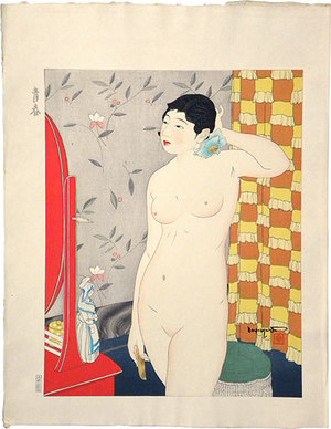 Ishikawa Toraji: Ten Types of Female Nudes: Springtime of Life (Youth) (Rajo jusshu: Seishun) - Scholten Japanese Art