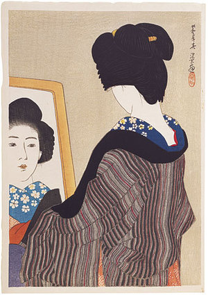 伊東深水: Black Collar (Kuroeri) - Scholten Japanese Art