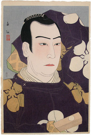 Natori Shunsen: Collection of Shunsen Portraits: The Actor Otani Tomoemon VI (Shunsen Nigao-e Shu: Otani Tomoemon VI) - Scholten Japanese Art