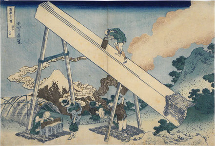 Katsushika Hokusai: Thirty-Six Views of Mt. Fuji: In the Totomi Mountains (Fugaku sanju-rokkei: Totomi sanchu) - Scholten Japanese Art