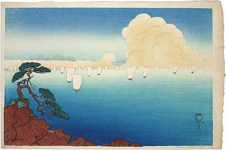 Friedrich Capelari: Matsushima Sailboats - Scholten Japanese Art