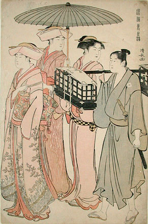 Torii Kiyonaga: Customs of the Eastern Capital (Fuzoku Azuma no Nishiki) - Scholten Japanese Art