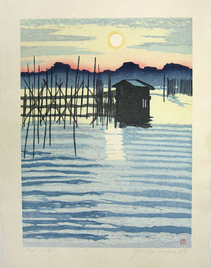 Sekino Jun'ichiro: Lake Ogawara (Ogawarako) - Scholten Japanese Art