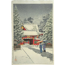 Kawase Hasui: Snow at Hie Shrine (Shato no yuki [Hie jinja]) - Scholten Japanese Art