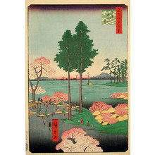歌川広重: One Hundred Famous Views of Edo: Suwa Bluff, Nippori (Meisho Edo hyakkei: Nippori, Suwa-no-dai) - Scholten Japanese Art