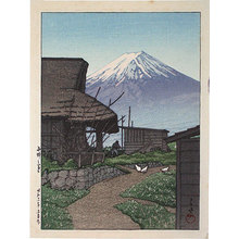 Kawase Hasui: Mount Fuji in Funatsu (Funatsu no Fuji) - Scholten Japanese Art