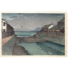 Kawase Hasui: Hori River, Obama (Obama Horikawa) - Scholten Japanese Art