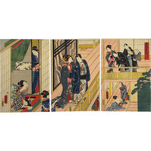 歌川国貞: Poems of the Season: Summer (Tosei Shiki no Nagame: Natsu no bu) - Scholten Japanese Art