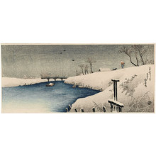 Takahashi Hiroaki: Snow on Ayase River (Ayasegawa no yuki) - Scholten Japanese Art