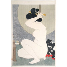 Hirano Hakuho: Arranging Hair Before a Window - Scholten Japanese Art